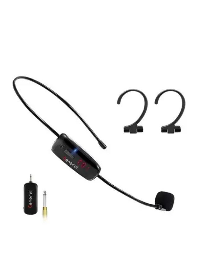 General GH-W1 Headset Wireless MicroPhone - Black - Image 1
